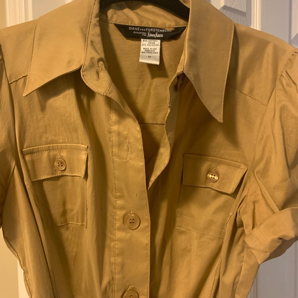 Diane Von Furstenburg Clio Shirt Dress